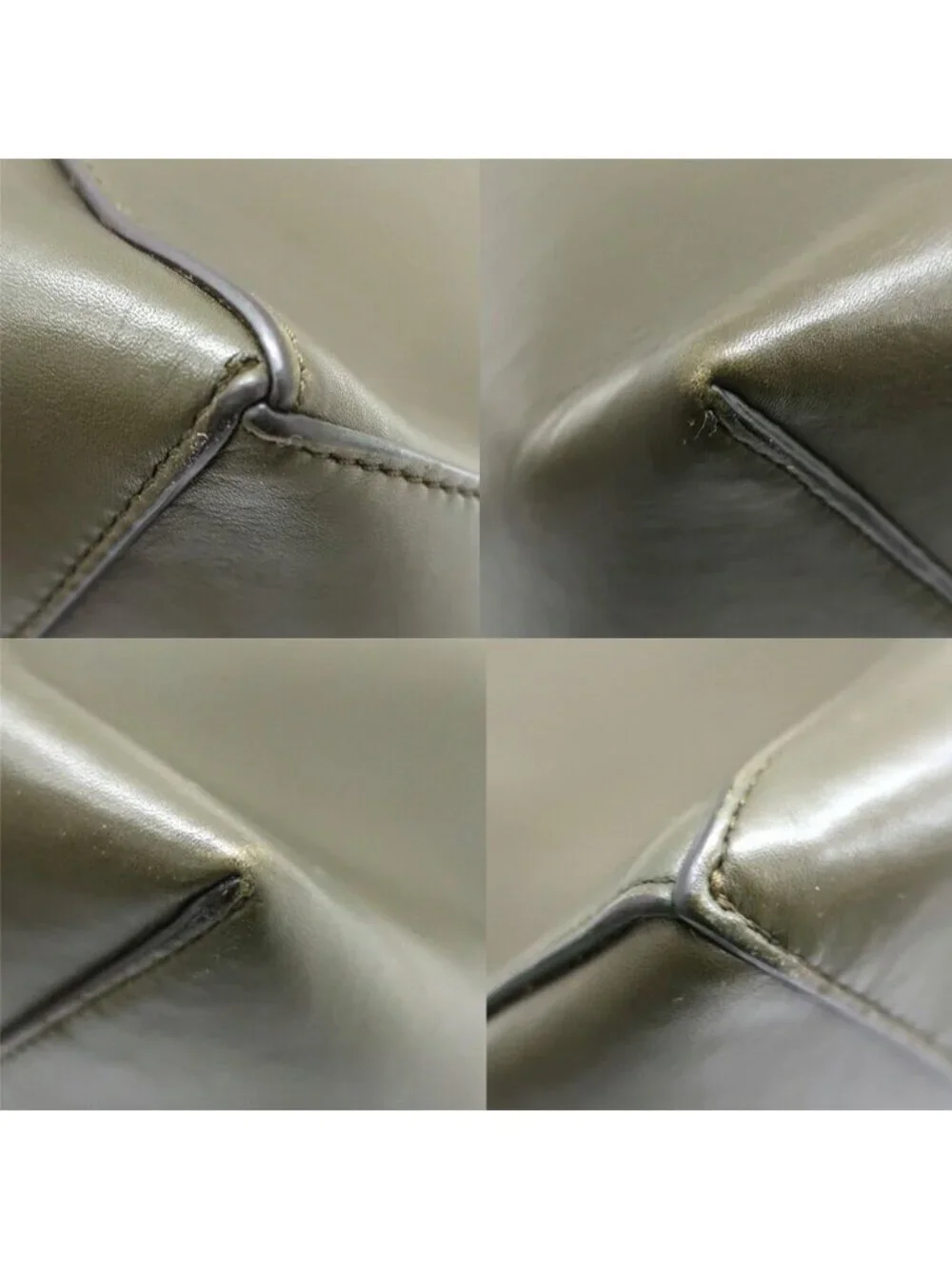 Bottega Veneta Maxi Intrecciato Tote Bag Khaki Dark Green 2-Way